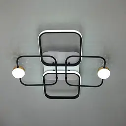 Led люстра з ефектом зоряного неба MX2990-2+2A WH+BK - мініатюра 5