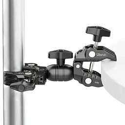 Шарнірний кріплення Ulanzi R096 Double Super Clamp UV-2870 R096 Black - мініатюра 4