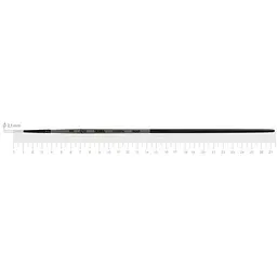 Пензель синтетика кругла TERRA 1608R №00 довга ручка Rosa