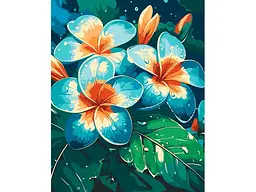 Картина за номерами Плюмерії, Art Craft (40х50 см)