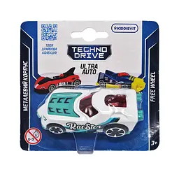 Ігрова міні-машинка Ultra Auto TechnoDrive 250321W-8 металевий корпус