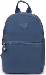 Рюкзак жіночий Jielshi текстильний 6 л 19×28×12 см Синій