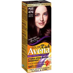 Уцінка. Cтійка крем-фарба для волосся Avena Rich Color мокко 470 133 мл  - мініатюра 1