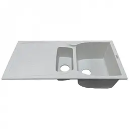 Кухонна мийка Adamant NEW LINE PLUS old stone 975x495x235 мм, з крилом 97,5 см - мініатюра 2