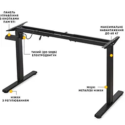 Каркас Mealux Powerframe Lite Black (арт. BS-10 Black) - мініатюра 2