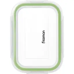 Контейнер Fissman з кришкою 15x11x6 см зелений (17314) - мініатюра 2