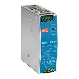 Блок живлення NDR-120-24 Mean Well на DIN-рейку (43-00516) - мініатюра 2