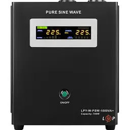Джерело безперебійного живлення [ДБЖ] LogicPower LPY-W-PSW-1000VA + LPM-GL батарея 12V-200Ah [5869] [110449] - мініатюра 2