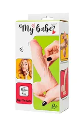 Фалоімітатор My Babe by RealStick My Treasure 18.5 cm (тілесний) - мініатюра 11
