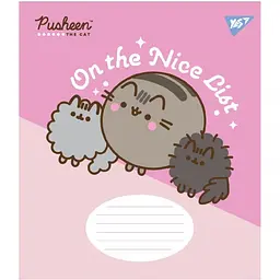 Зошит Yes Pusheen The Cat A5, 12 аркушів в лінію (767613)