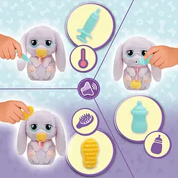 Інтерактивний ігровий набір Baby Paws серії Just Born Зайчик (923492IM) - мініатюра 9