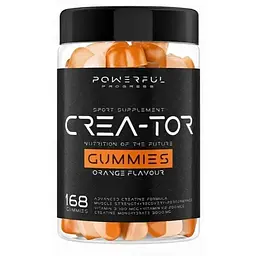 Креатин моногідрат у желейках Powerful Progress Crea-Tor Gummiues 166 желеок - Апельсин