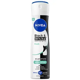 Антиперспірант спрей Nivea Чорне та Біле невидимий: свіжий 150 мл