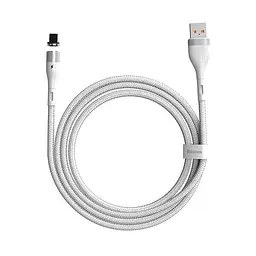 Кабель Baseus USB Lightning Magnetic 2.4 A Zinc color 1 m - мініатюра 2