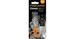 Портнівські ножиці Fiskars Classic для вишивання, 10 см, заокруглені, оранжеві (1005144) - мініатюра 2