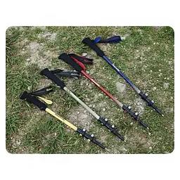 Трекінгова палиця Naturehike CNK2300DS010, 100 см, жовта - мініатюра 5