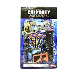 Ігровий набір поліцейського "Call of Duty" 502-34, на блістері (6975292160968) Вид 1 - мініатюра 2