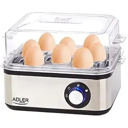 Яйцеварка електрична на 8 яєць Adler AD 4486 форма для омлету і пашот