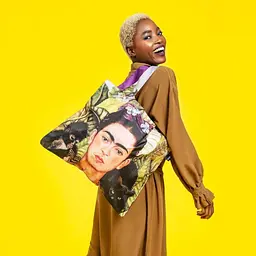 Сумка шоппер LOQI FRIDA KAHLO Self Portrait (FK.SP.R) - мініатюра 2