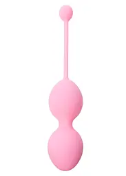 Вагінальні кульки Silicone Kegel Balls 36mm 165g Pink Boss Series Boss Series 75-00011 98653