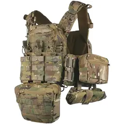 Плитоноска Kiborg GU gen.2 + 6 підсумків MultiCam (1000-k45003)