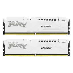 Модуль пам'яті для комп'ютера DDR5 32GB (2x16GB) 6400 MHz Beast White EXPO Kingston Fury (ex.HyperX) (KF564C32BWEK2-32)