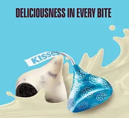 Шоколадні цукерки Hershey's Kisses Cookies 'n' Creme 82г - мініатюра 5