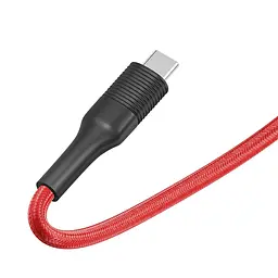 Кабель для зарядки и обмена данными USB Ridea RC-ST74 StablePro 60W 20V/3A USB-Type C 1 м Красно-черный - миниатюра 5