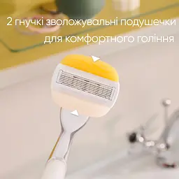 Станок для гоління Venus & Olay Comfort Glide Coconut з 1 змінною касетою - мініатюра 4