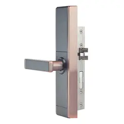 Замок біометричний автономний Trinix TRL-5109BTF Red Bronze Right з Bluetooth, зчитувачем відбитків пальців і карт Mifare (65-00049) - мініатюра 3