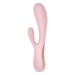 Смарт вібратор-кролик Satisfyer Mono Flex Mauve, 2 мотори, керування через інтернет - мініатюра 3