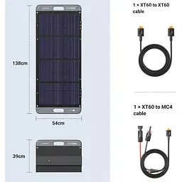 Портативна сонячна панель Ugreen SC100 100W [15113] [111181] - мініатюра 6