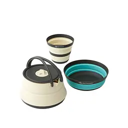Набір посуду Sea to Summit Frontier UL Collapsible Kettle Cook Set w/Sack 1P Різнокольоровий