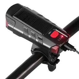 Велосипедний ліхтар, дзвінок FY-329Pro-2L2 (виносна кнопка, ЗУ micro USB, Waterprooof, акумулятор) - мініатюра 4