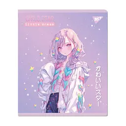 Зошит Yes Anime star А5 18 аркушів клітинка (767514), в асортименті - мініатюра 4
