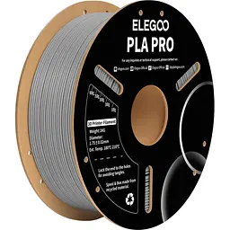 Філамент для 3D-принтерів Elegoo PLA PRO 1kg Gray (50.203.0195)
