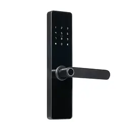 Замок біометричний автономний Trinix TRL-5101BTF Black L/R з Bluetooth, зчитувачем відбитків пальців і карт Mifare (65-00079) - мініатюра 2
