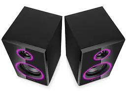 Компьютерные колонки 2.0 REAL-EL RS410 12Вт RGB Bluetooth Black - мініатюра 5