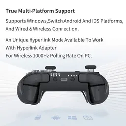 Геймпад GuliKit KK3 MAX NS39 KingKong 3 із тригерами на ефекті Холла для Windows Nintendo Switch Android iOS Чорний - мініатюра 5