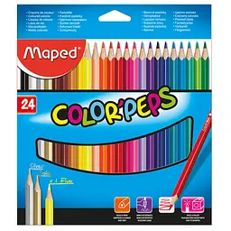 Олівці кольорові Maped Color Peps Classic 24 кольори (MP.183224)