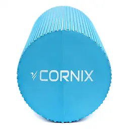 Масажний ролик Cornix EVA+ 60 x 15 см (валик, ролер) XR-0311 Blue - мініатюра 5