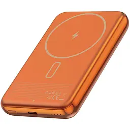 Портативне ЗП Power Bank P089 Seraph PD20W із БЗП 10000 mAh Orange Wiwu teh0029385