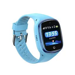 Дитячий смарт-годинник Lemfo LT06 з кнопкою SOS голосовим чатом підтримкою 4G і GPS Синій - мініатюра 2