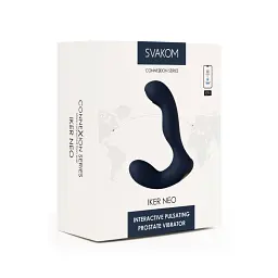 Стимулятор простати Svakom Iker Neo, 13.5 см синій - мініатюра 7