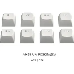 Клавіатура Dark Project One 87 Fuji ANSI V2 ENG/UA Black/White (DPKB_FUJI_87_ANSI_UA) [151430] - мініатюра 10