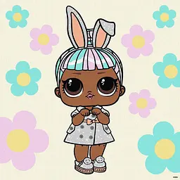 Картина за номерами "L.O.L. Surprise! Spring Bling Carats" Ідейка KHO1100, 40х40 см