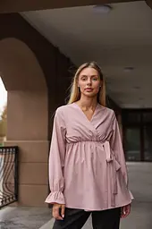 Блуза для вагітних та годуючих Toscana S (42) Lullababe Пудровий - мініатюра 7