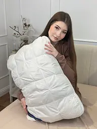 Подушка тісто з поліефірного волокна Hotel pillow 19533 50х70 см біла - мініатюра 9