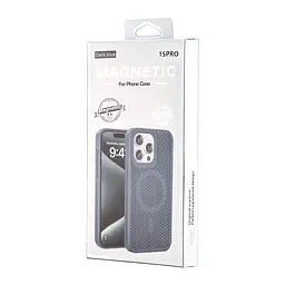 Чохол Silicone Cooling Сase with MagSafe iPhone 15 Pro Dark Blue - мініатюра 2