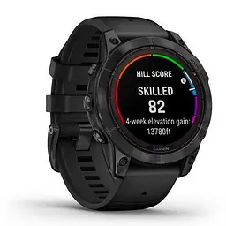 Смарт-годинник Garmin Fenix 7 Pro Solar Slate Grey w. Black Band (010-02777-00/01) - мініатюра 2